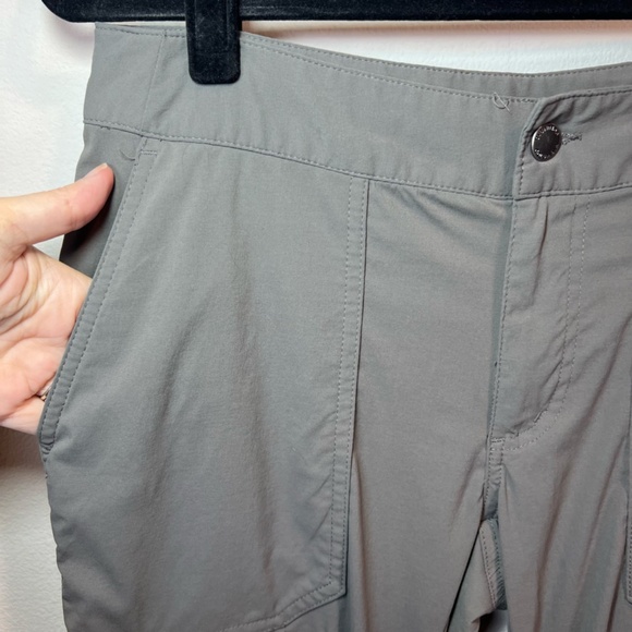 Columbia Women's Hiking Pants Gray Roll Up Lightweight Stretch Pockets Outdoor 4 - Picture 3 of 13